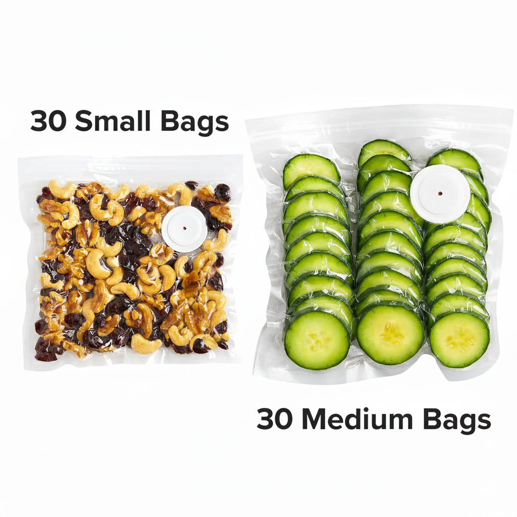 60 Pungi pentru vid Cucino